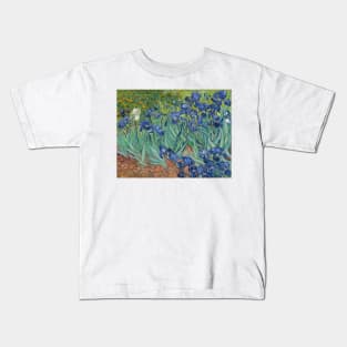 Irises by Vincent van Gogh Kids T-Shirt